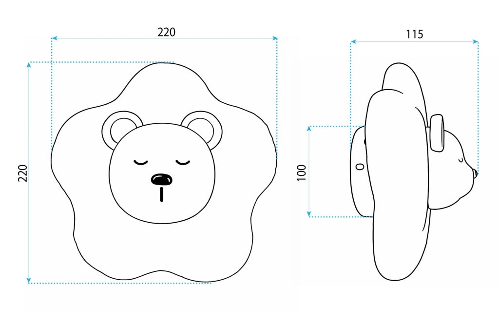 Applique Da Parete Led G181-w White Bear
