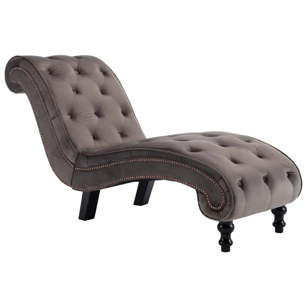 Sdraio Grigia in Velluto CFW4068946
