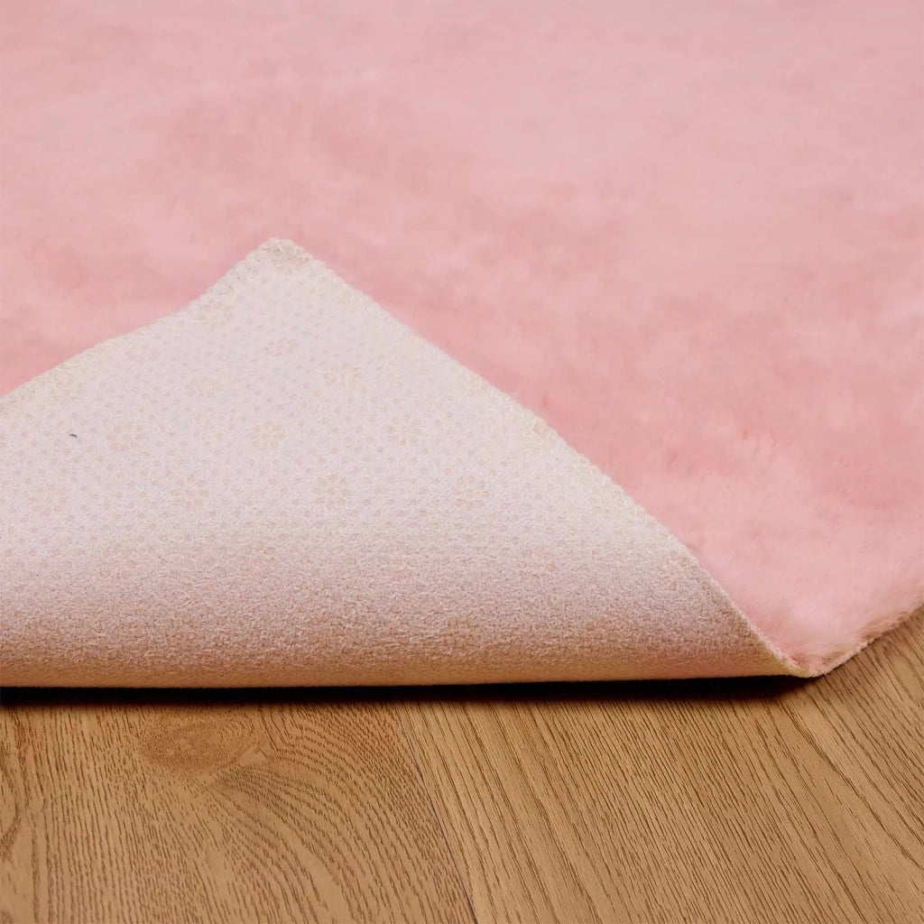 Tappeto antiscivolo in sintetica di coniglio OLITE Rosa 42021710
