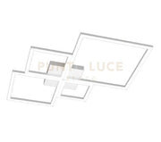 FOUR SQUARES APPLIQUE-PLAFONIERA 70 CM. BIANCO 1162-70-BI