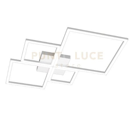 FOUR SQUARES APPLIQUE-PLAFONIERA 70 CM. BIANCO 1162-70-BI