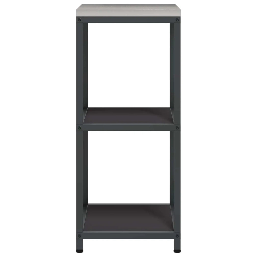 Stoccaggio in cucina Nero 40 x 50 x 92 cm Acciaio 874968