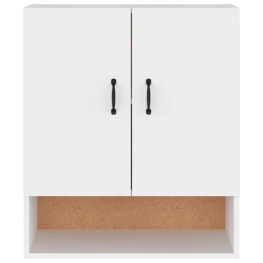 Armadietto a Muro | Mobile a Parete Bianco 60x31x70 cm in Legno Multistrato