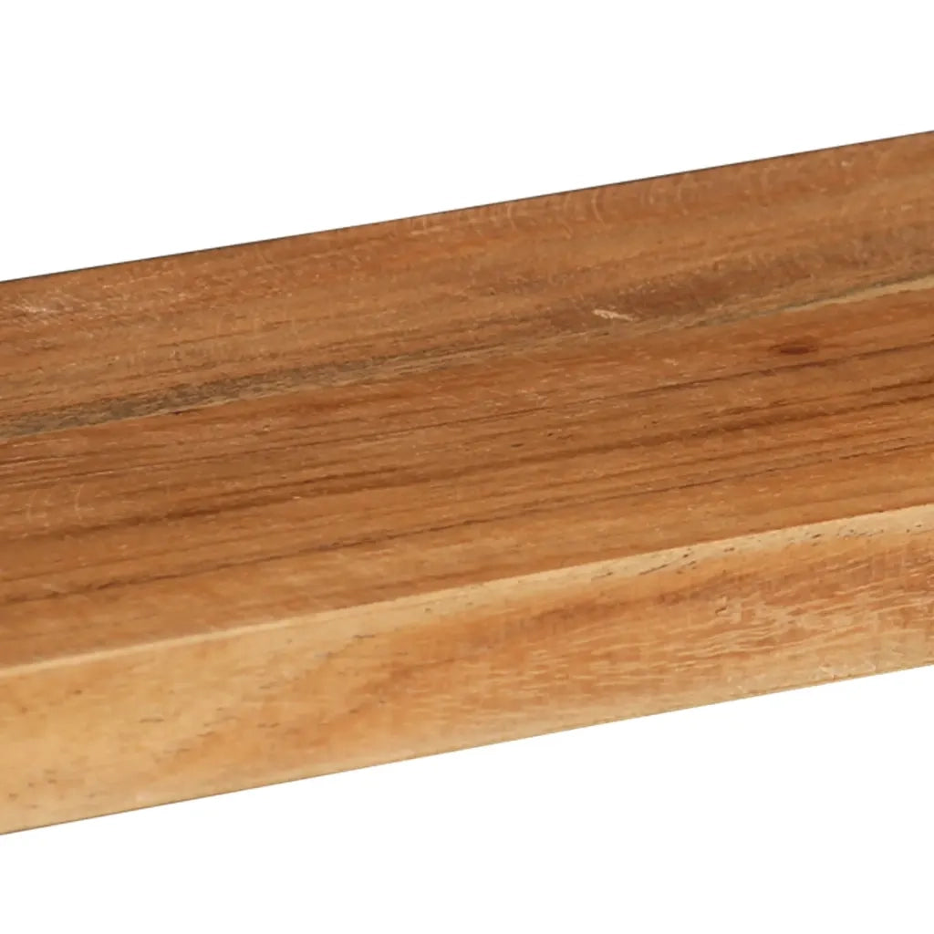 Set Mensole Cubiche da Parete 3 pz in Legno Massello di Acacia 328262