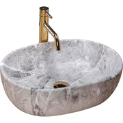 Lavabo Da Appoggio Rea Lara Stone