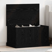 Scatola di Stoccaggio Rovere nero 70 x 40 x 38 cm 862826