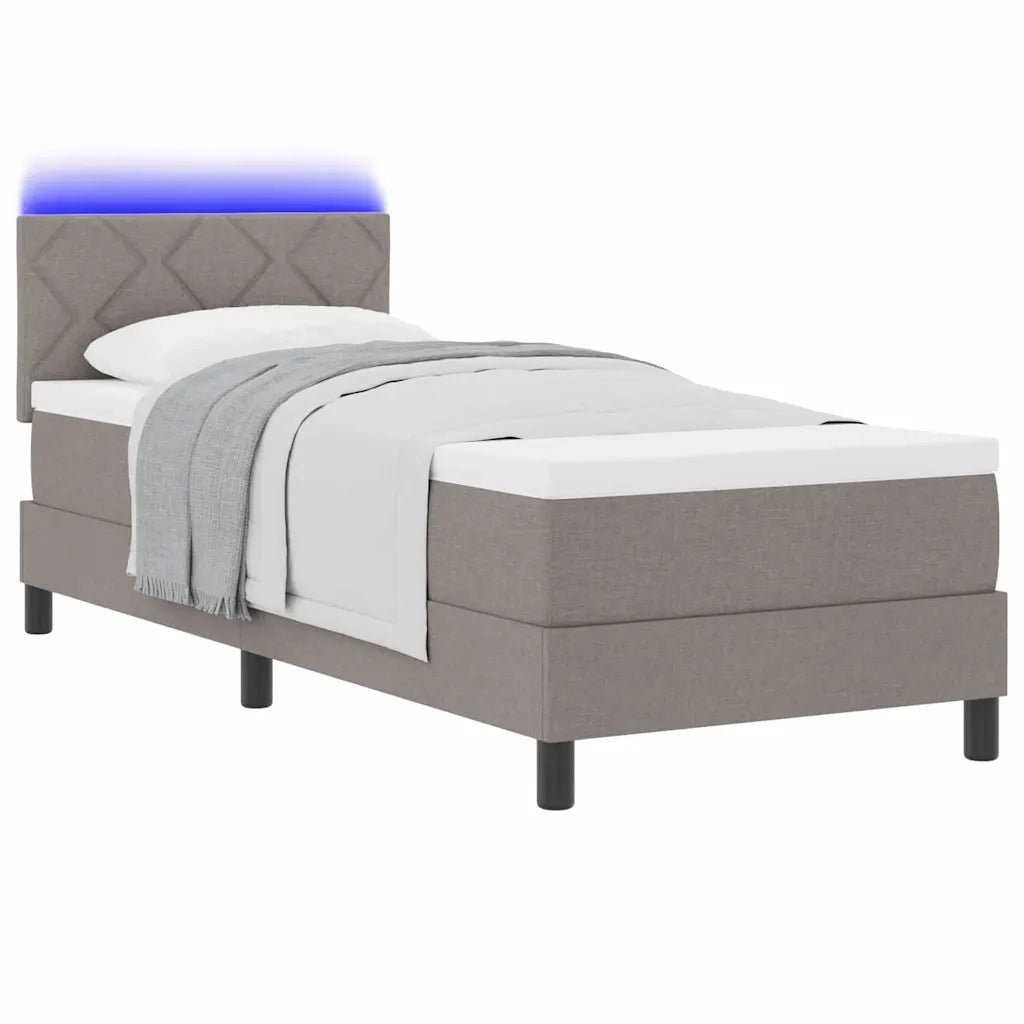 Letto a molle con materasso con led Talpa 80 x 200 cm Tessuto 3342244