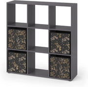 Room Divider Cube Shelf Free-Standing Nove Scaffale Soggiorno Storage Moderno 9 Scomparti Decorative File Shelf Storage