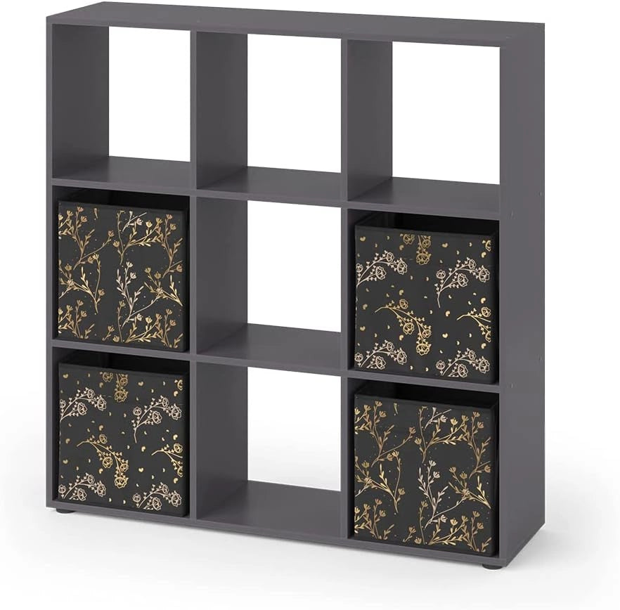 Room Divider Cube Shelf Free-Standing Nove Scaffale Soggiorno Storage Moderno 9 Scomparti Decorative File Shelf Storage