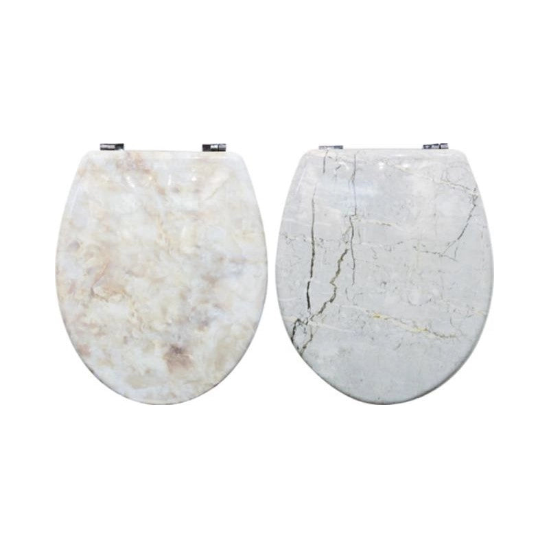 MAURY'S COPRI WATER WC STONE KIT DI MONTAGGIO CON GANCI INOX