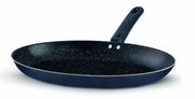 Padella ovale con manico estraibile e coperchio vetro EcoStone 36 cm