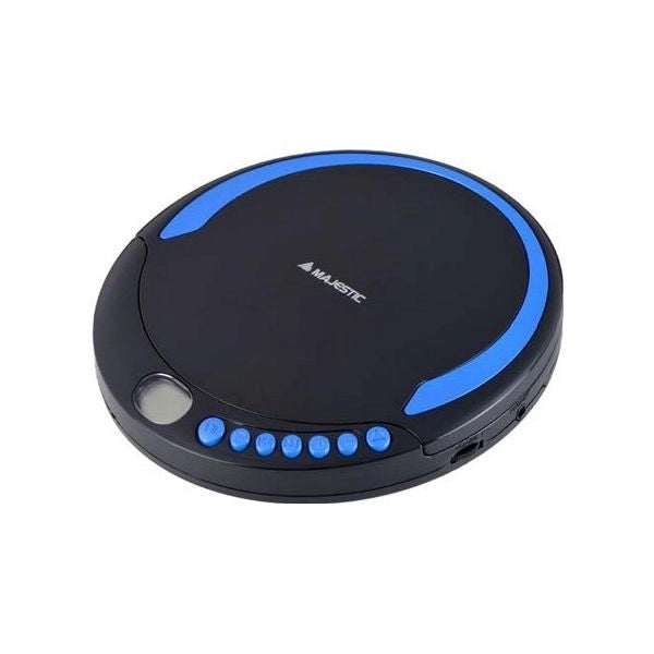 Lettore cd portatile dm 1550 nero e blu 109550
