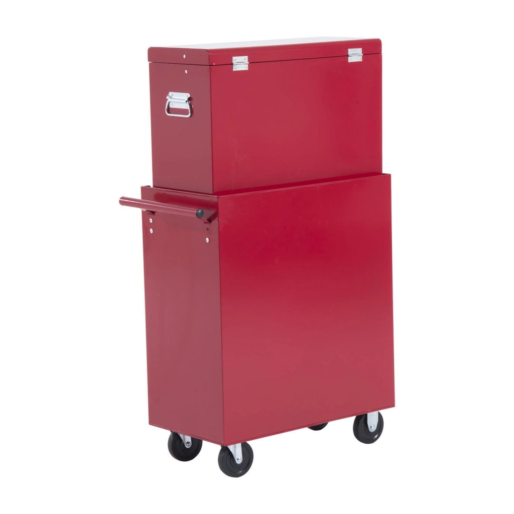 Carrello portautensili con cassettiera ¨C Xylo ¨C rosso con cassetti chiudibili a chiave