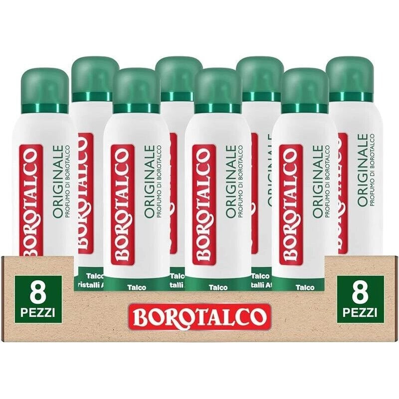 BOROTALCO SET 8 PZ DEO SPRAY 150 ML L'UNO NEW ORIGINAL + ASCIUTTO PROFUMO DI BOROTALCO