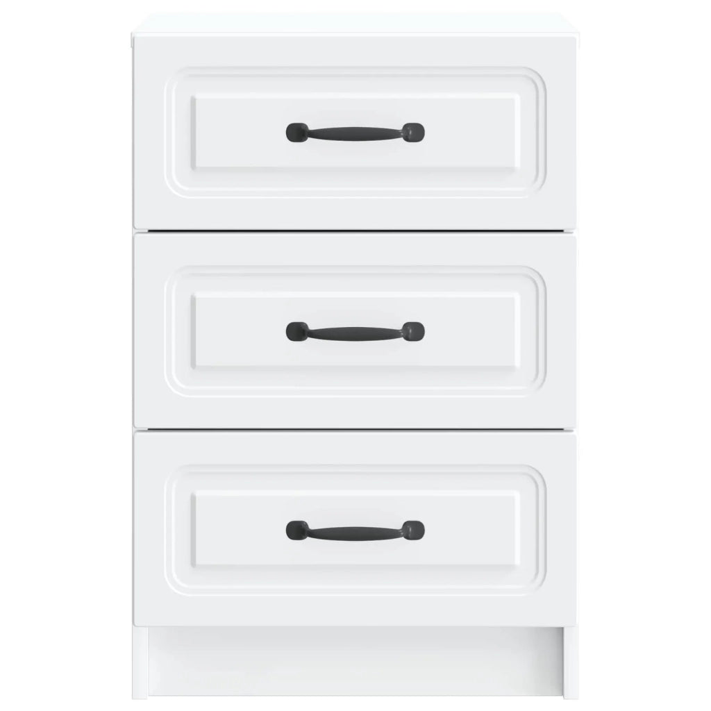 Armadio da Notte Bianco 43 x 41 x 63,5 cm Legno ingegnerizzato 895705