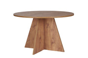 Tavolo da pranzo in legno "Virella" - 120 x 120 x 75 cm - Pino atlantico