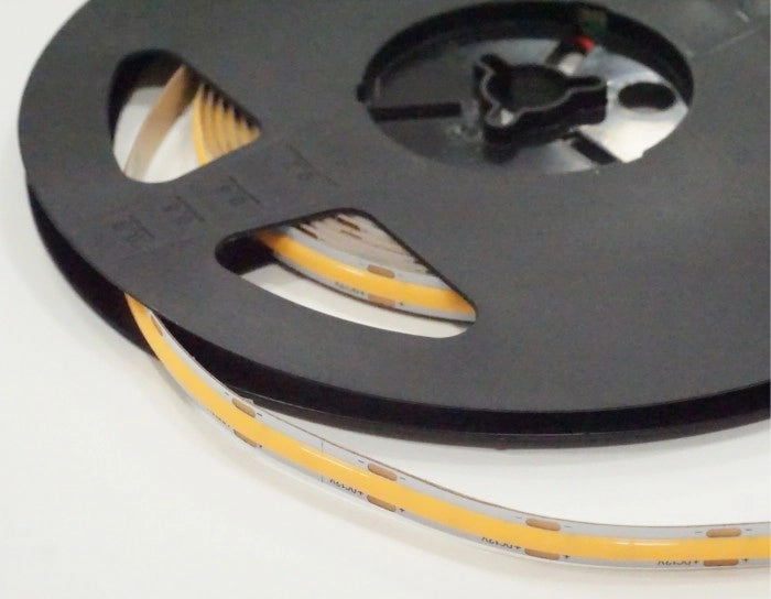 Striscia LED COB 480 9W/m gialla 12V IP20 5m dimmerabile Ecolight