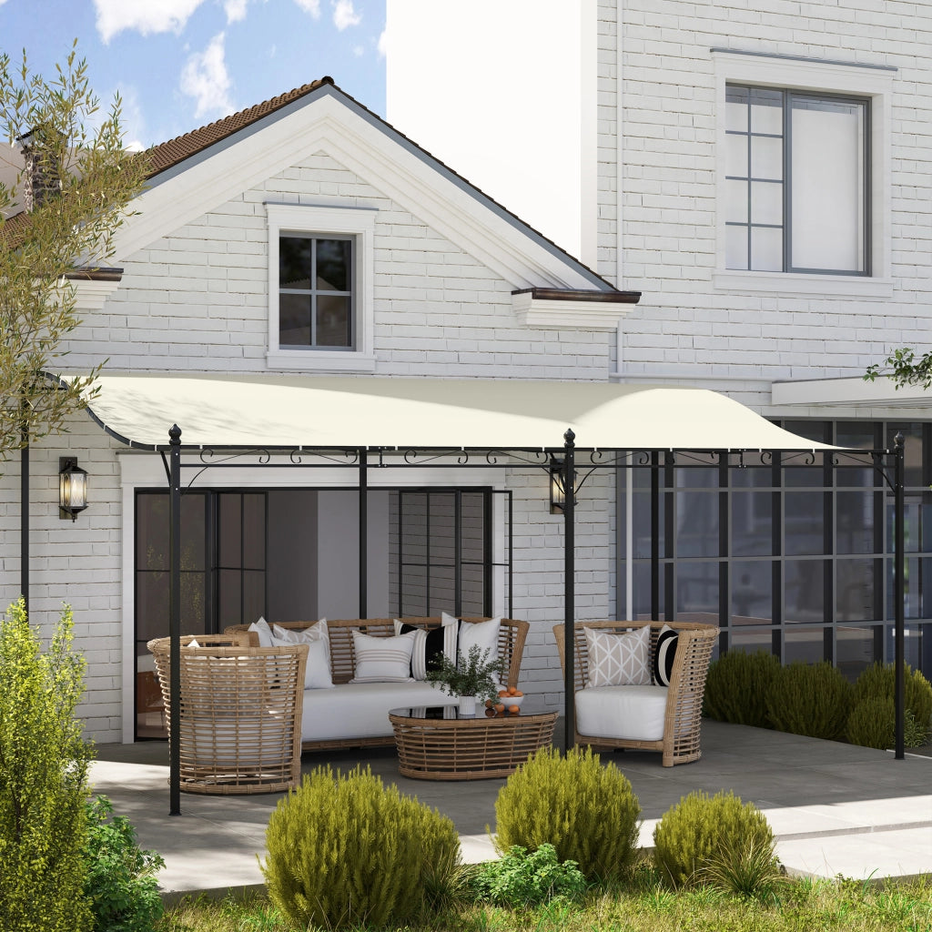Pergola da giardino ¨C zephmum ¨C colore cremewei? 3x5 m