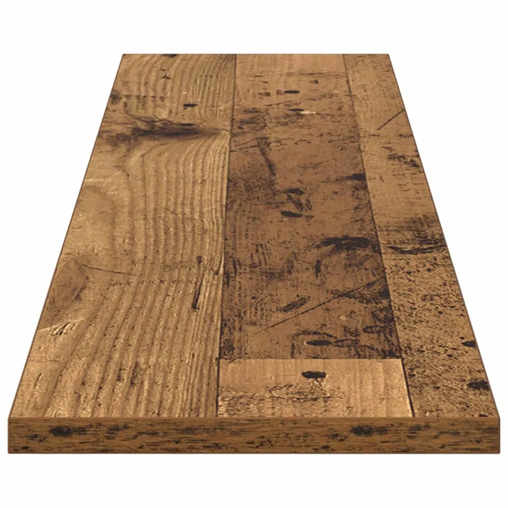 vidaXL Scaffale 4 pcs Marrone 100 x 20 x 1.5 cm Legno multistrato