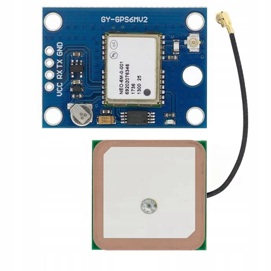 Modulo GPS GY-NEO6MV2 con Antenna – Posizionamento Preciso | Alimentazione 3,3V-5V, Interfaccia UART