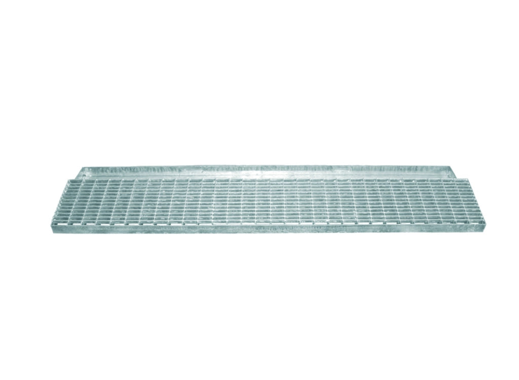 GRIGLIA CON TELAIO ANTITACCO 100x25 cm