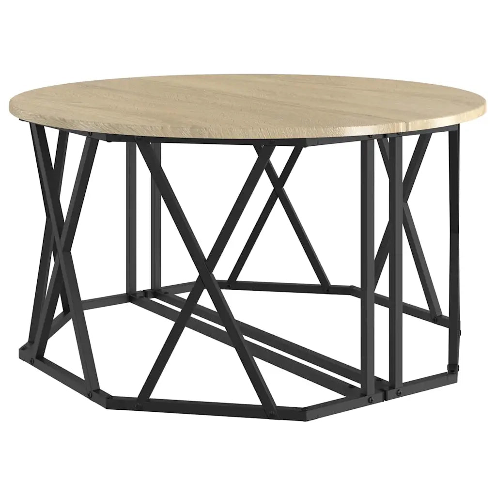 Tavolino da salotto Rovere Sonoma 80 x 80 x 42 cm 868250
