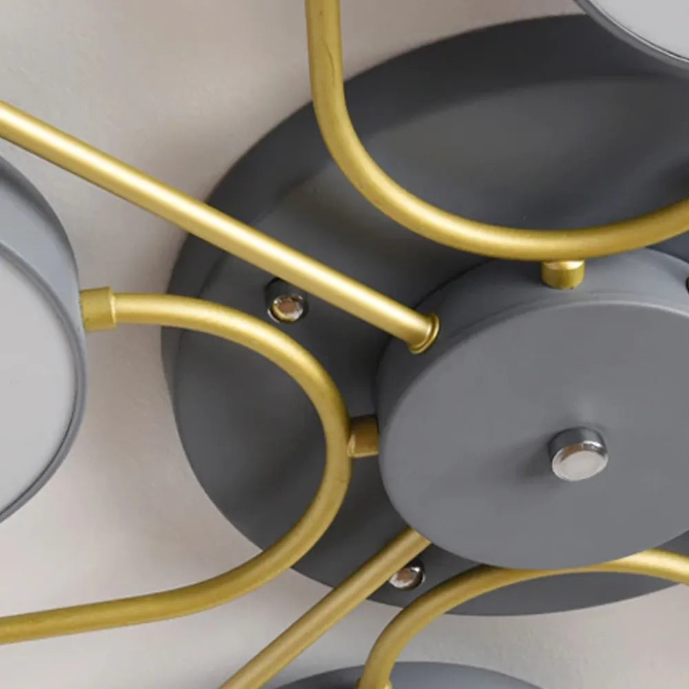 Lampada Da Soffitto Grey APP532-8C