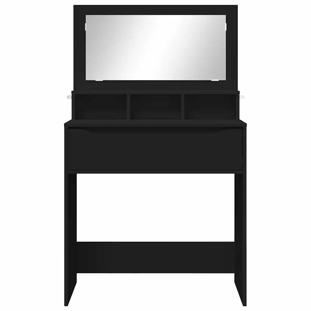 Tavoli da Trucco per Camera da Letto Nero 80 x 39,6 x 135 cm
