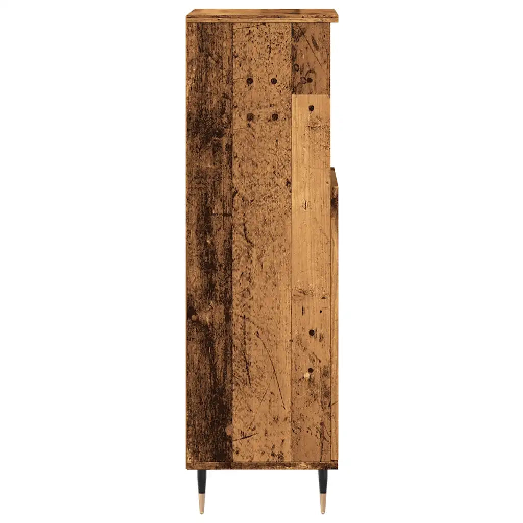 Armadietto da Bagno | Armadio da bagno Legno Antico 30x30x100 cm in Truciolato