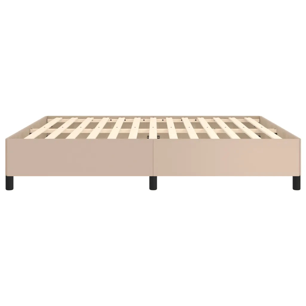 Letto matrimoniale | Letto per adulti | Giroletto Cappuccino 160x200 cm in Similpelle