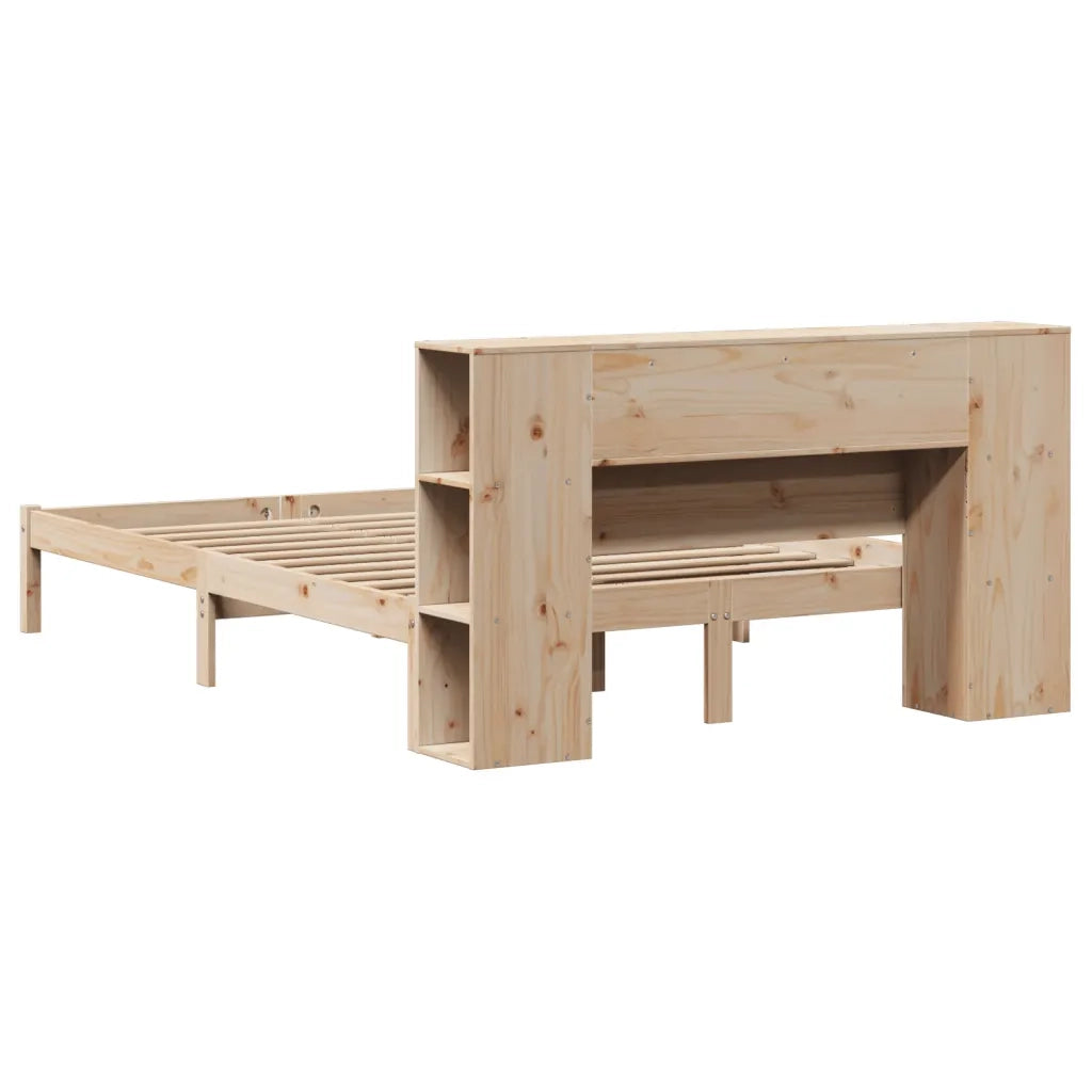vidaXL Letto Libreria senza Materasso 135x190 cm in Legno di Pino