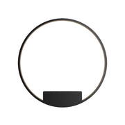 Maytoni applique moderna Rim 1 luce LED integrato nero alluminio