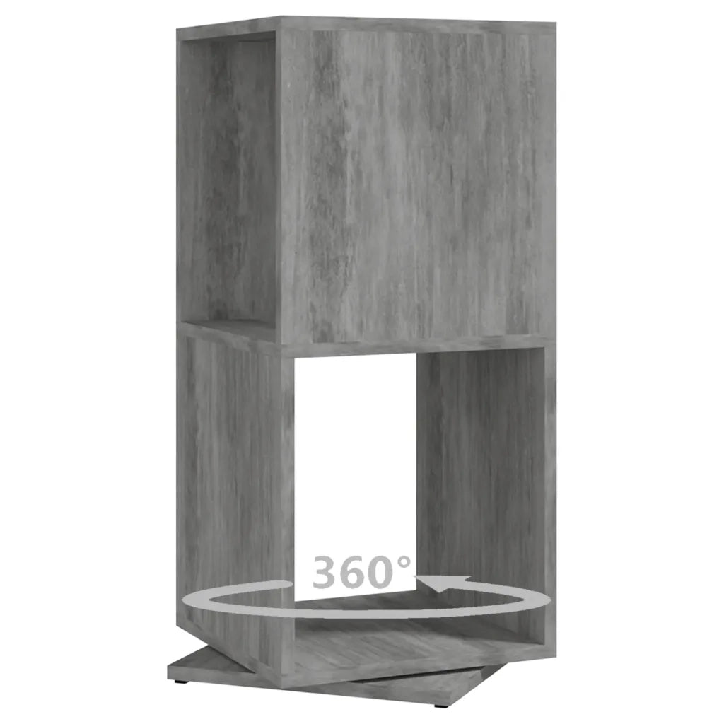 Armadietto Girevole Grigio Cemento 34,5x34,5x75,5cm Truciolato CFW3255835