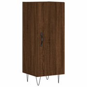Credenza | Madia | Buffet da pranzo | Armadio da pranzo Rovere Marrone 34,5x34x90 cm in Legno Multistrato
