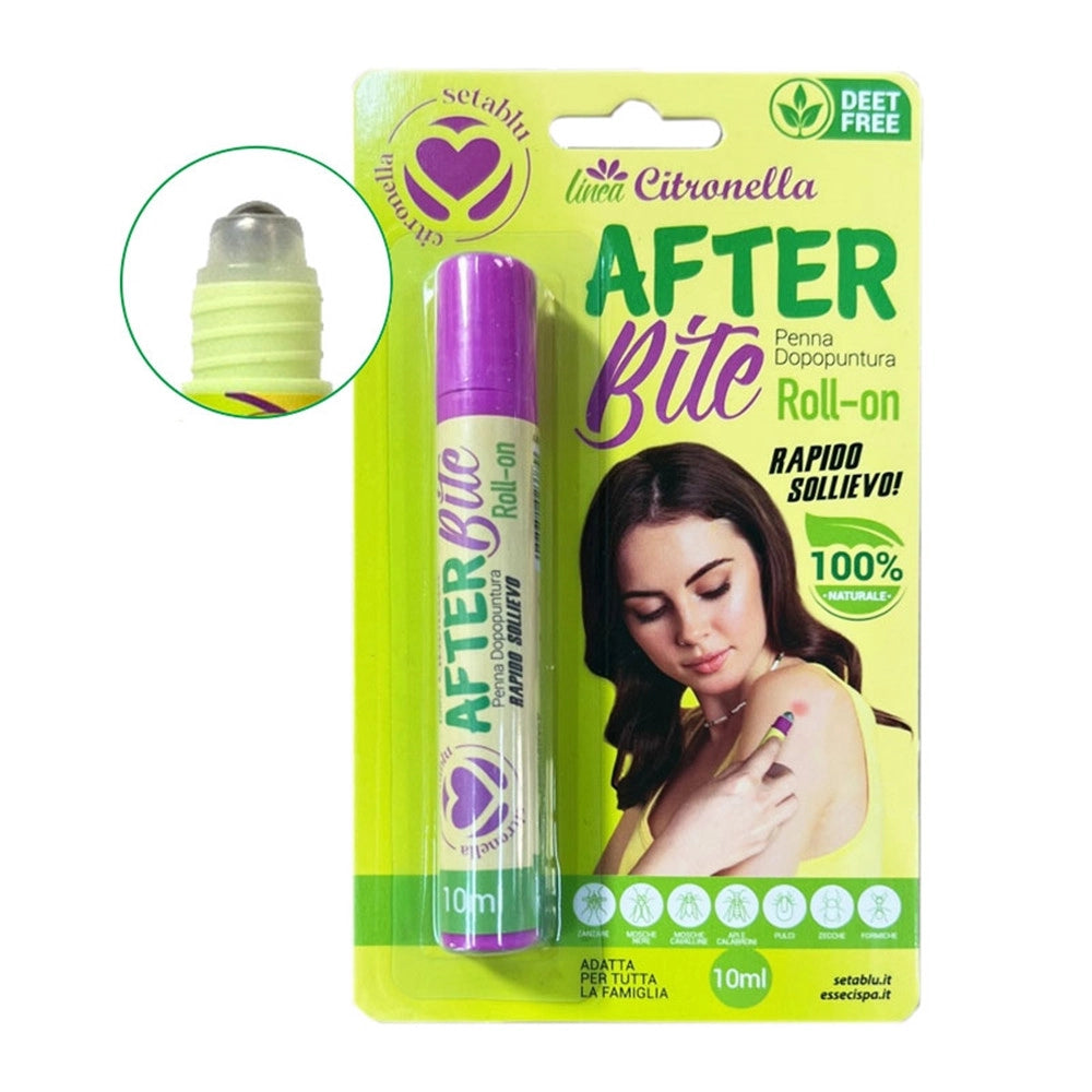Trade Shop - Set 24pz Penna Dopopuntura Afterbite Roll-on Sollievo Rapido Zanzare Insetti 10ml 023779 -