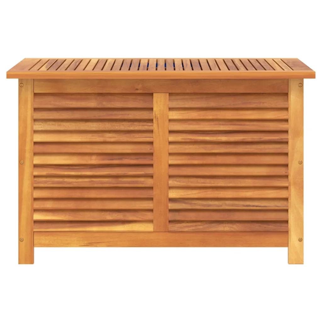 Contenitore Giardino con Feritoia 90x50x56cm Massello Acacia 365840