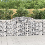 Cesti Gabbioni ad Arco 7 pz 300x30x100/120 cm Ferro Zincatocod mxl 124050