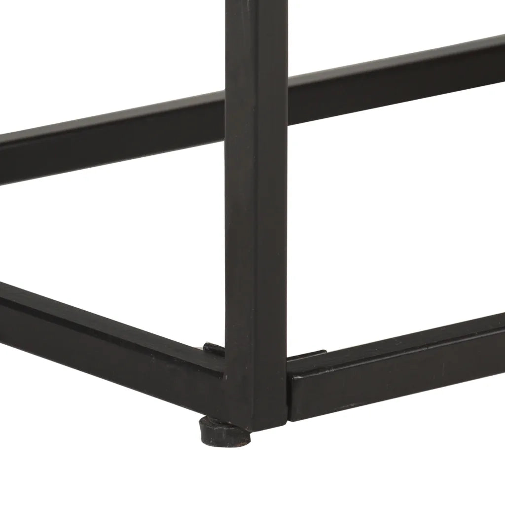 Mobile Porta TV 130x30x45 cm in Legno Massello di Mango Grezzo 321623