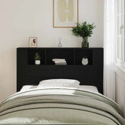 Testata del letto Rovere Nero Legno ingegnerizzato 862758