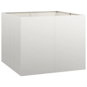Fioriera | Cassetta per fiori | Vaso 100x100x80 cm in Acciaio Inox