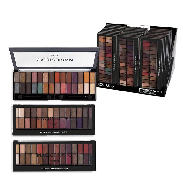 Palette di Ombretti 28 Colori Magic Studio WARMTH