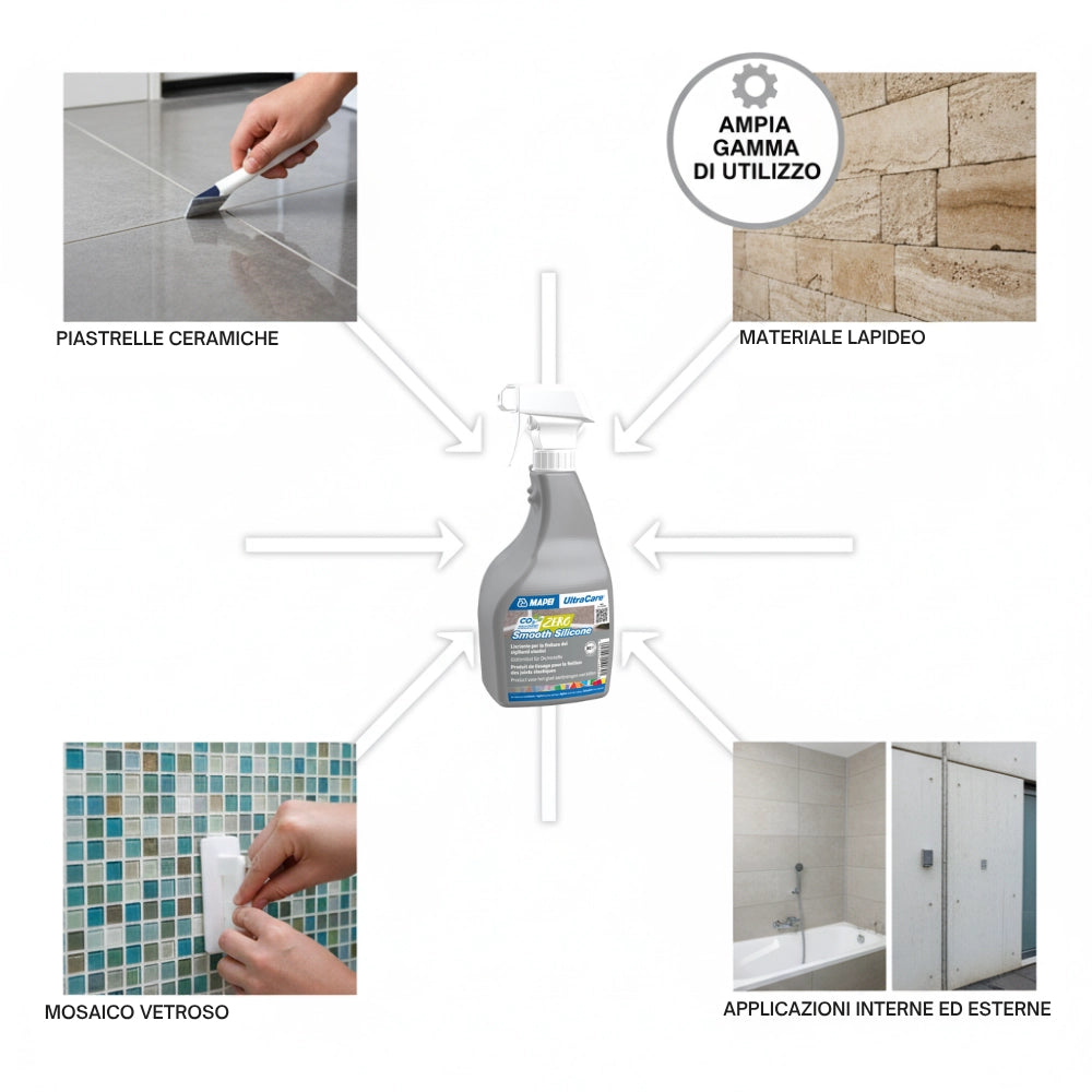 Lisciante per sigillanti ultracare smooth silicone 750 ml