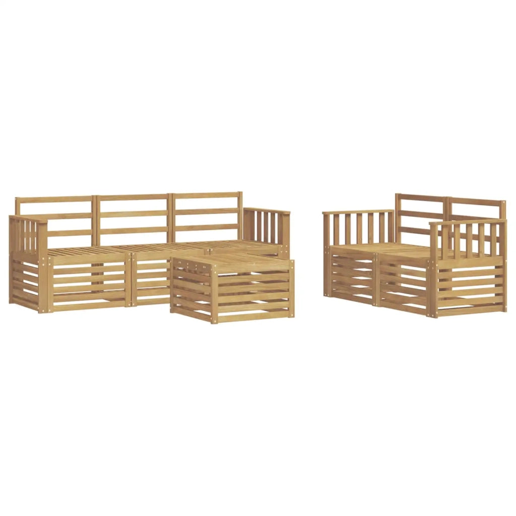 Set divani Legno di Acacia Massello