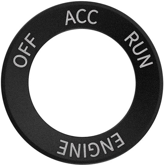 Copertura di Avvio e Stop in Alluminio Nero per Dodge Charger, Challenger & Durango