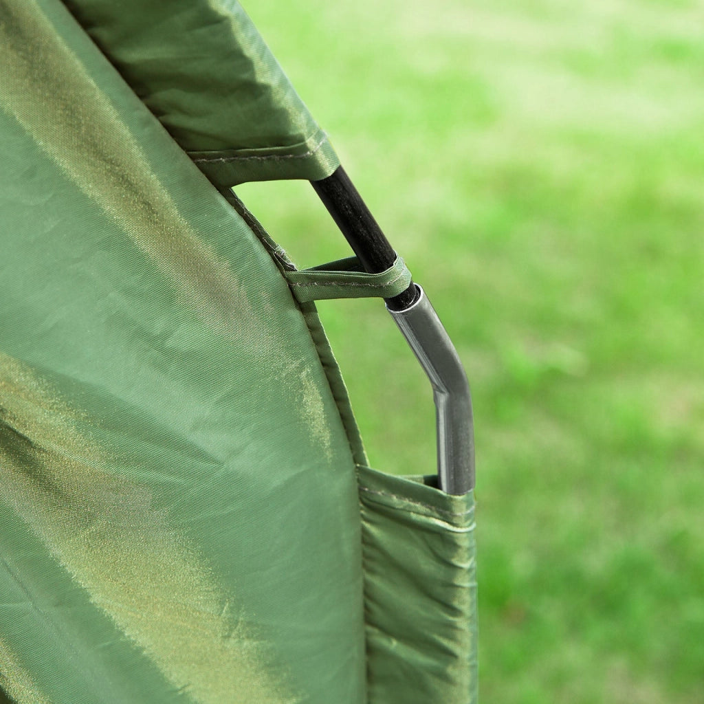 SoBuy® Brandina da Campeggio Pieghevole, Tenda da Campeggio,con Borsa e Materasso ad Aria, OGS32-GR,IT