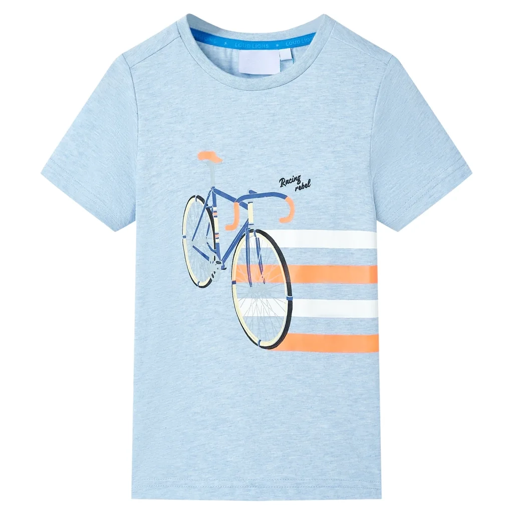 Maglietta da Bambino Blu Tenue MÃ©lange 140