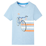 Maglietta da Bambino Blu Tenue MÃ©lange 140
