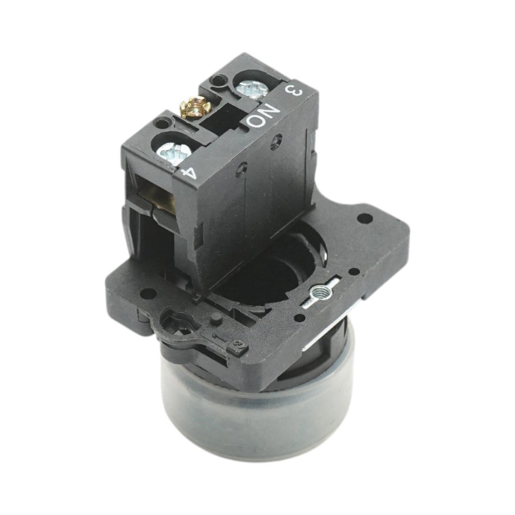 Pulsante di comando nero con coperchio protettivo 1NO, 400V/10A, LAY5-EP21, IP65 Breckner Germany