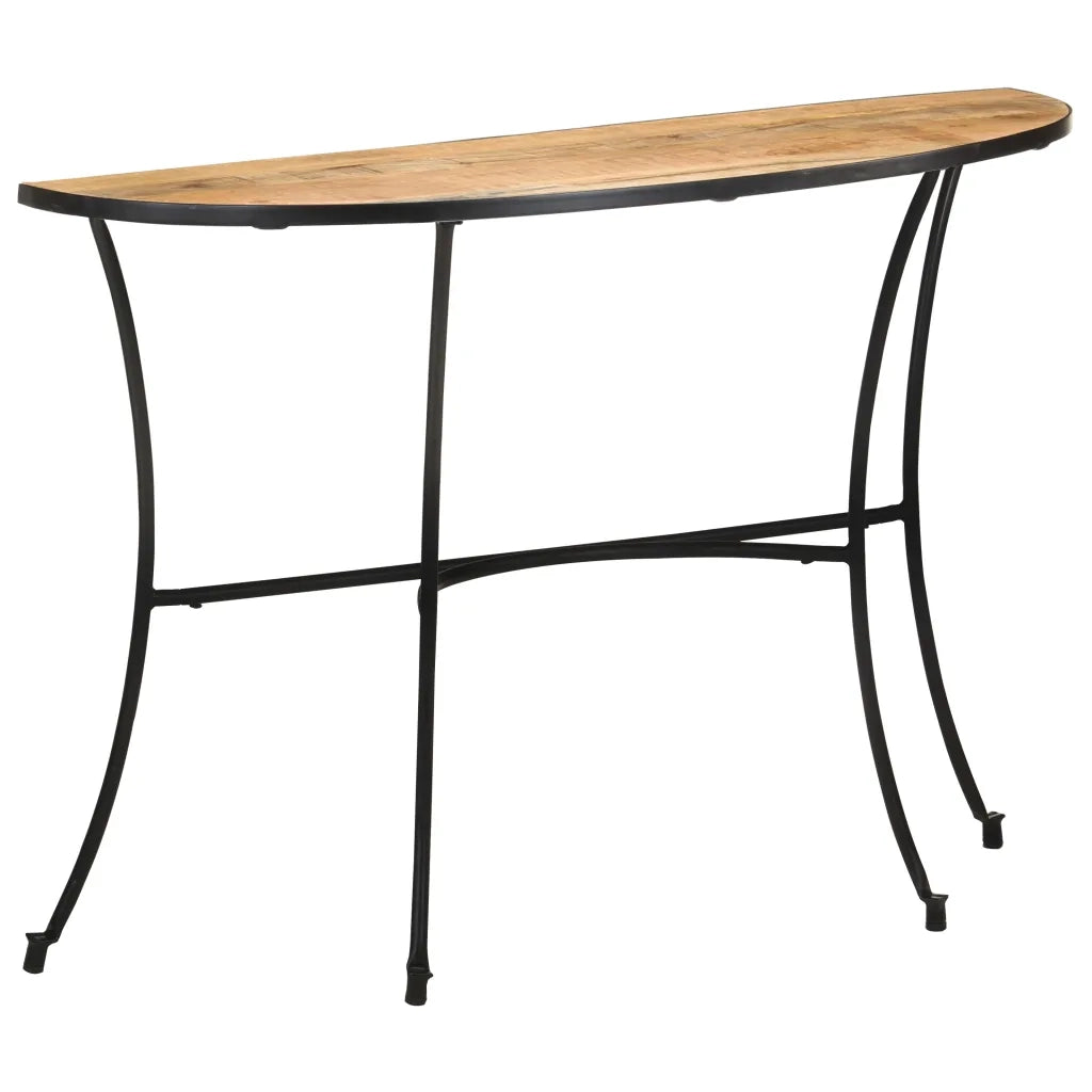 Tavolino Laterale 110x40x77 cm in Legno Massello di Mango 321948