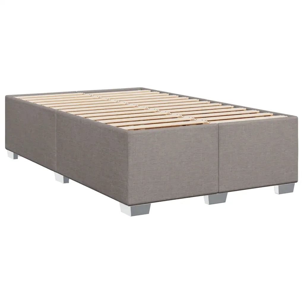 Giroletto a Molle con Materasso Tortora 120x190 cm in Tessuto 3285838